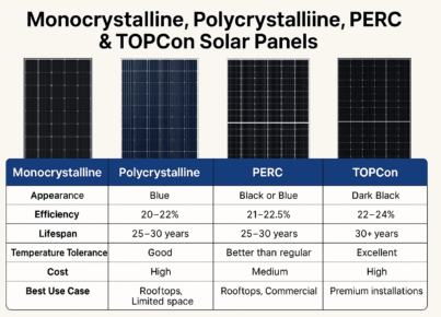 monocrystalline-vs-polycrystalline-vs-perc-vs-topcon-solar-panels