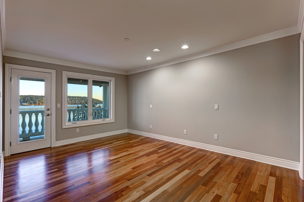 cieling painted with semi-gloss